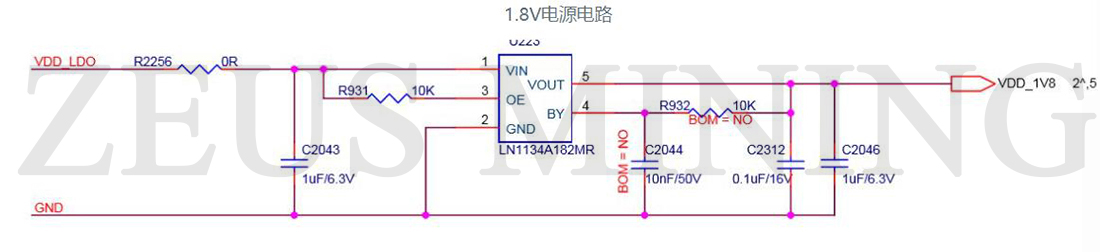 1.8V power supply circuit diagram