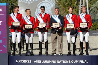 equipo belga, ganador de la Longines FEI Jumping Nations Cup Final