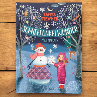 Winterbuch für Kinder: "Schneefunkelwunder" von Tanya Stewner, illustriert von Mila Marquis, erschienen im Fischer KJB Verlag, Rezension auf Kinderbuchblog Familienbücherei