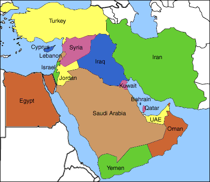  Iran, the two largest states 