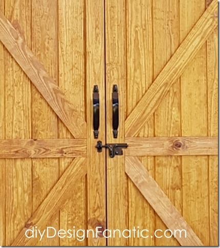 workshop doors, diy doors, mountain cottage, farmhouse, shed doors