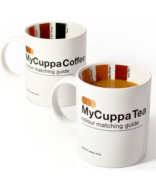 What fun, match the color on the inside of the mug to make your cup of coffee or tea taste the same each time! #mugs