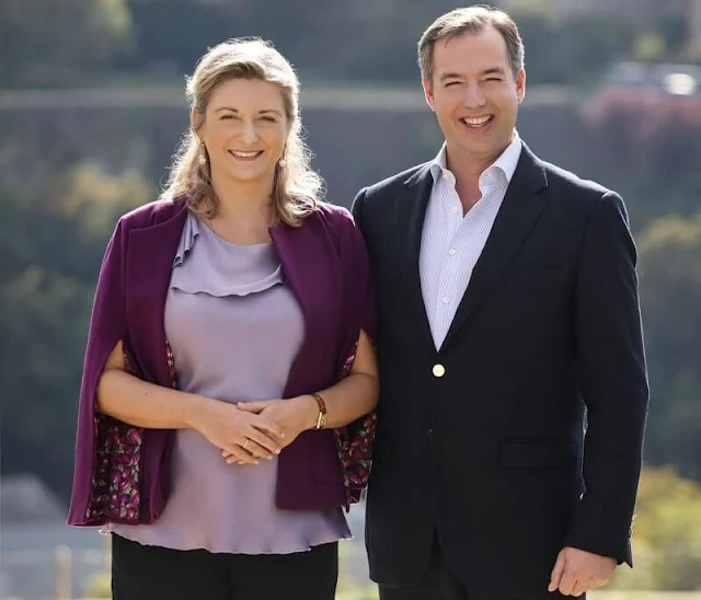 Hereditary Grand Duke Guillaume and Hereditary Grand Duchess Stephanie are celebrating their tenth wedding anniversary