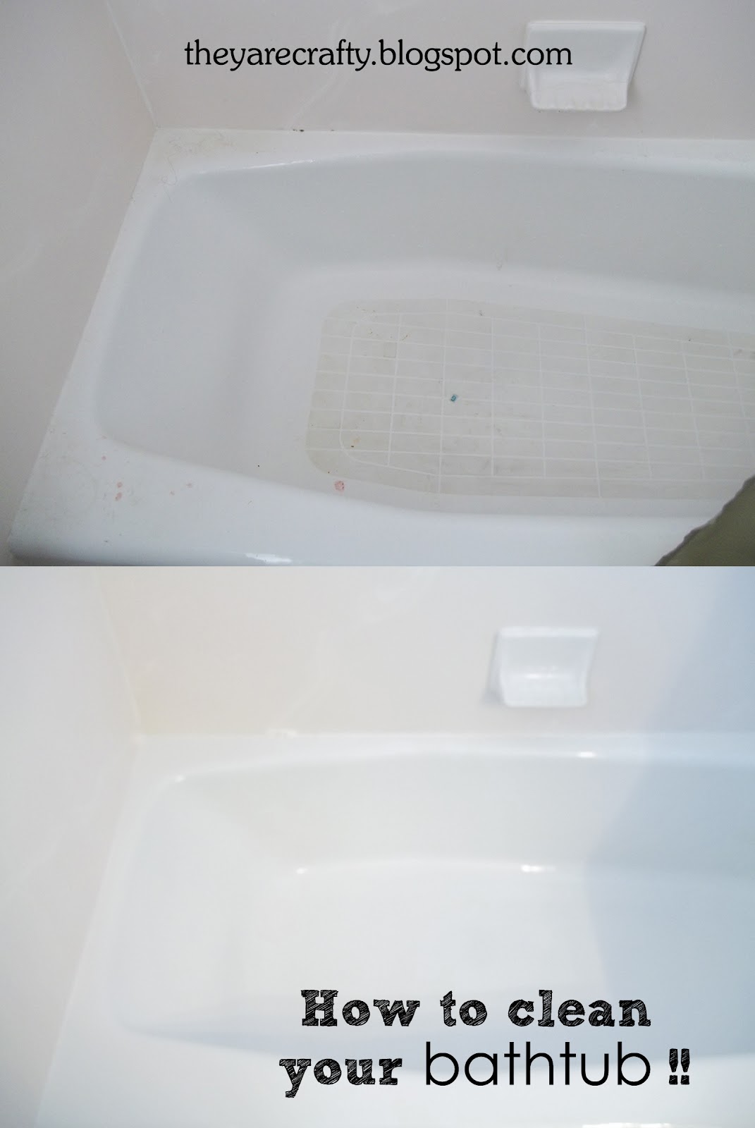 How to clean your bathtub