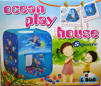 Play House Junior CBH-02 Ocean Play House Square + 100 Bola