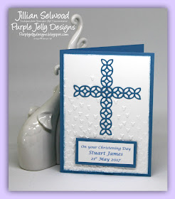 Flourish Thinlet Dies, Marina Mist, Christening Card