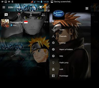 BBM Mod Naruto v2.12.0.9 Apk Clone Terbaru