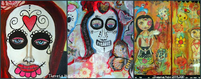 Images of painting day of the dead of