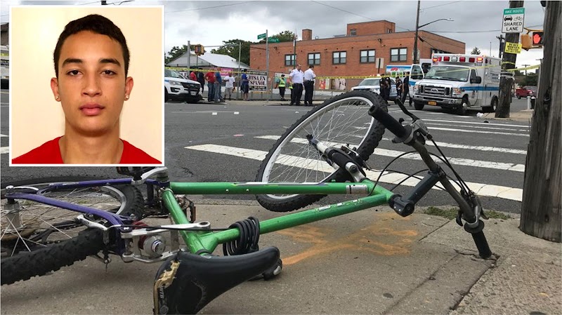 Adolescente dominicano en bicicleta muere arrollado por grúa en Staten Island 