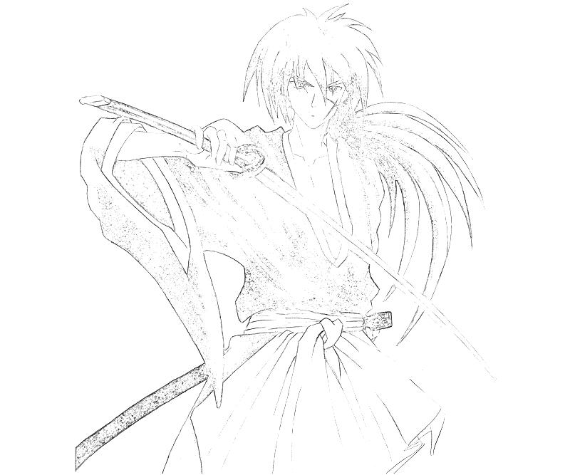 printable-rurouni-kenshin-himura-kenshin-portrait_coloring-pages