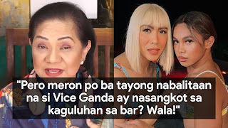 Cristy Fermin ikinumpara si Awra kay Vice Ganda; Dapat umanong mapangaralan ni Vice