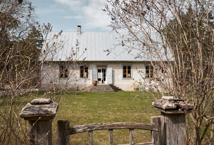 A Converted School House on the Swedish Island of Gotland