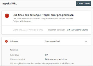 Cara Mengatasi URL Tidak Ada Di Google : Terjadi Error Pengindeksan, Cara Mengatasi URL Tidak Tersedia Di Google