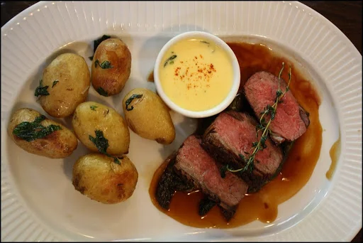 Seasonal rump of lamb with Jersey Royal potatoes, Cote Brasserie Norwich