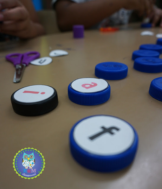 Bottle Cap Alphabet