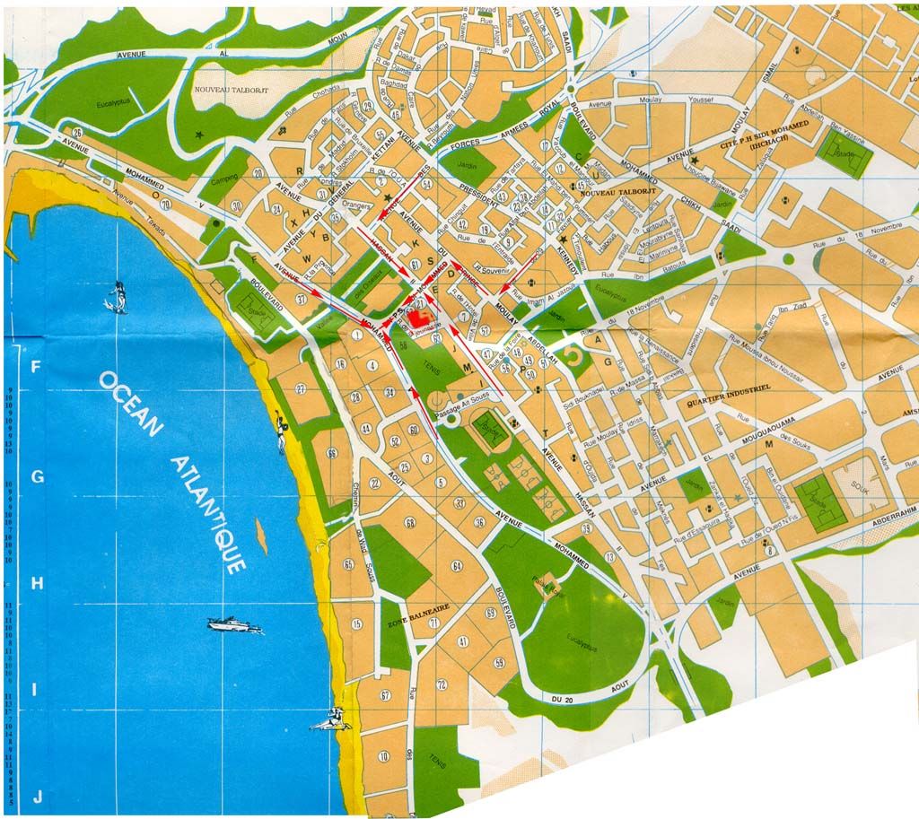 agadir map