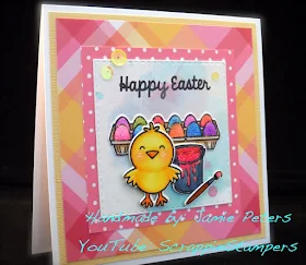 Sunny Studio Stamps: A Good Egg Easter Chick Card by Jamie Peters