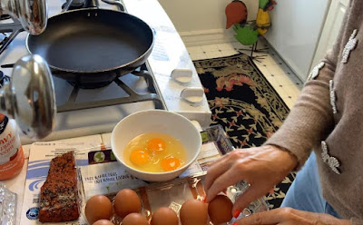 Smoked Salmon Scrambled Eggs Tall Blonde Cookbook Recipe