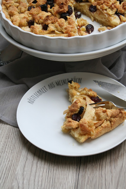 Apfel-Käse-Streusel-Tarte