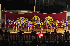dance, Eisa, festival, moon, Okinawa, outdoors, stage