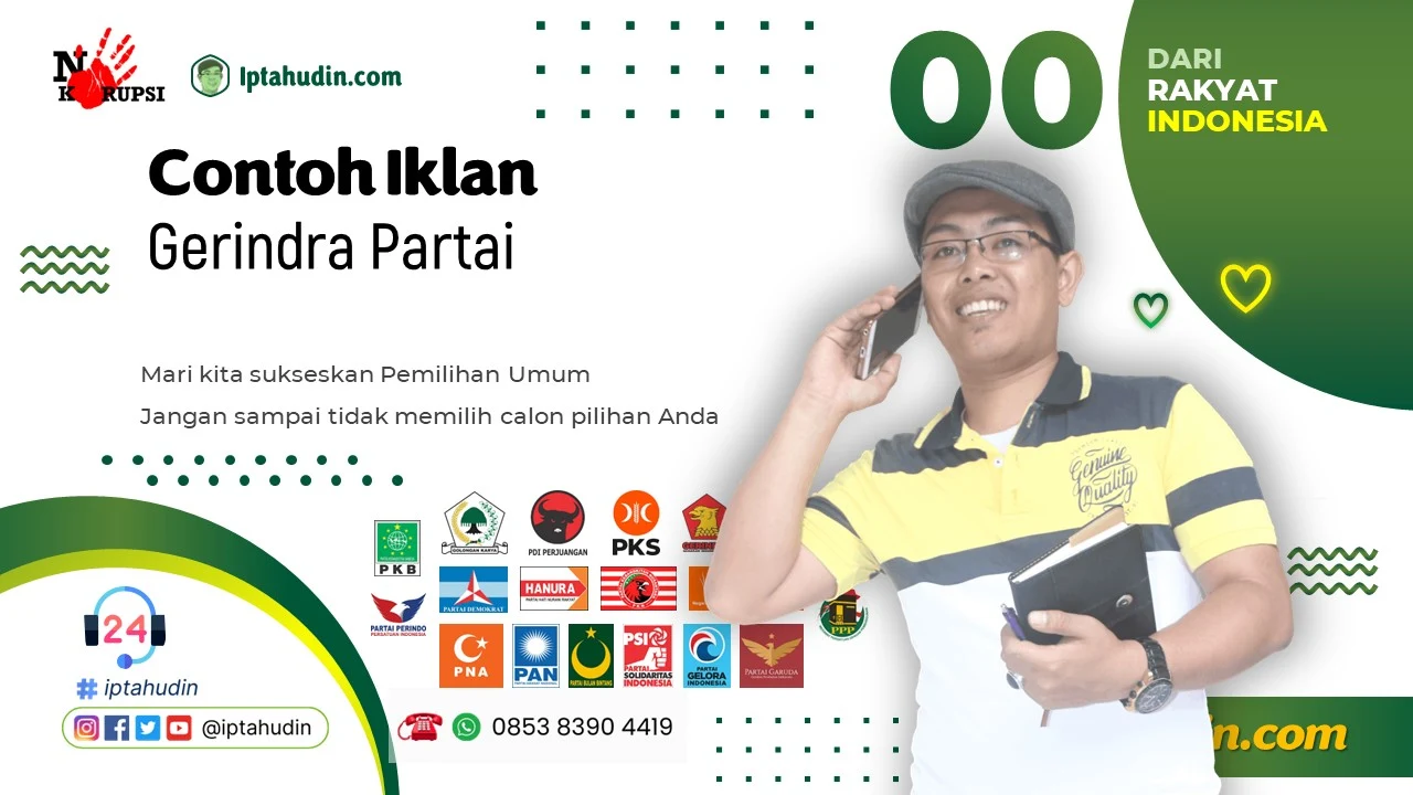 Contoh Iklan	Gerindra Partai