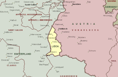 Liechtenstein map