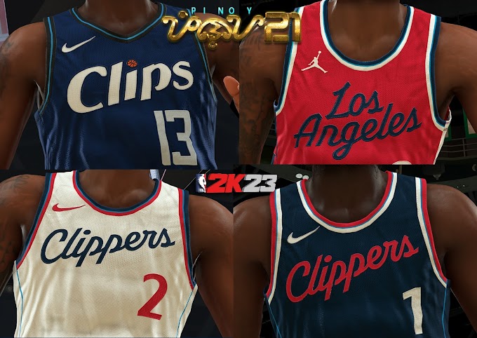 Los Angles Clippers Jersey Pack v3 by Pinoy21 | NBA 2K24