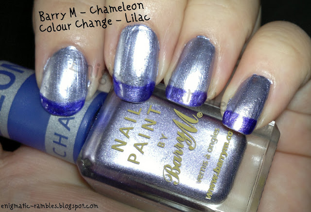 Barry M Chameleon Colour Change Polish Lilac