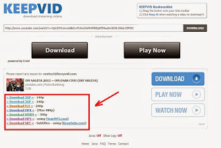 Cara Download Streaming Video / youtube  tanpa software