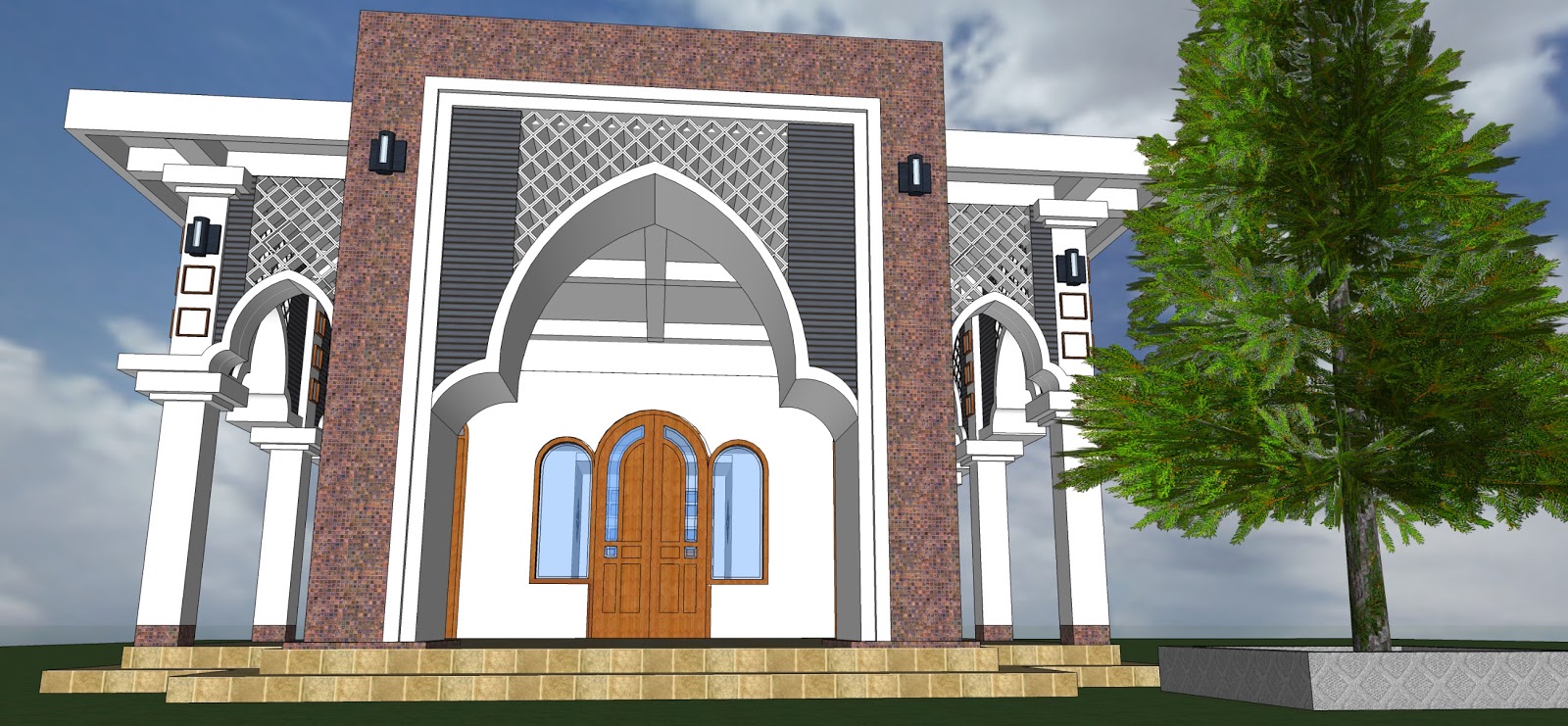 30 Model  Masjid Minimalis Dengan Model  Masjid Modern dari 