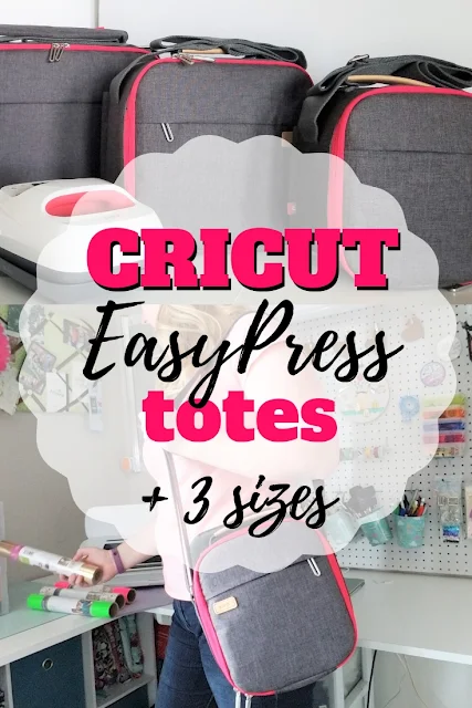 New Cricut EasyPress Totes in 3 Sizes