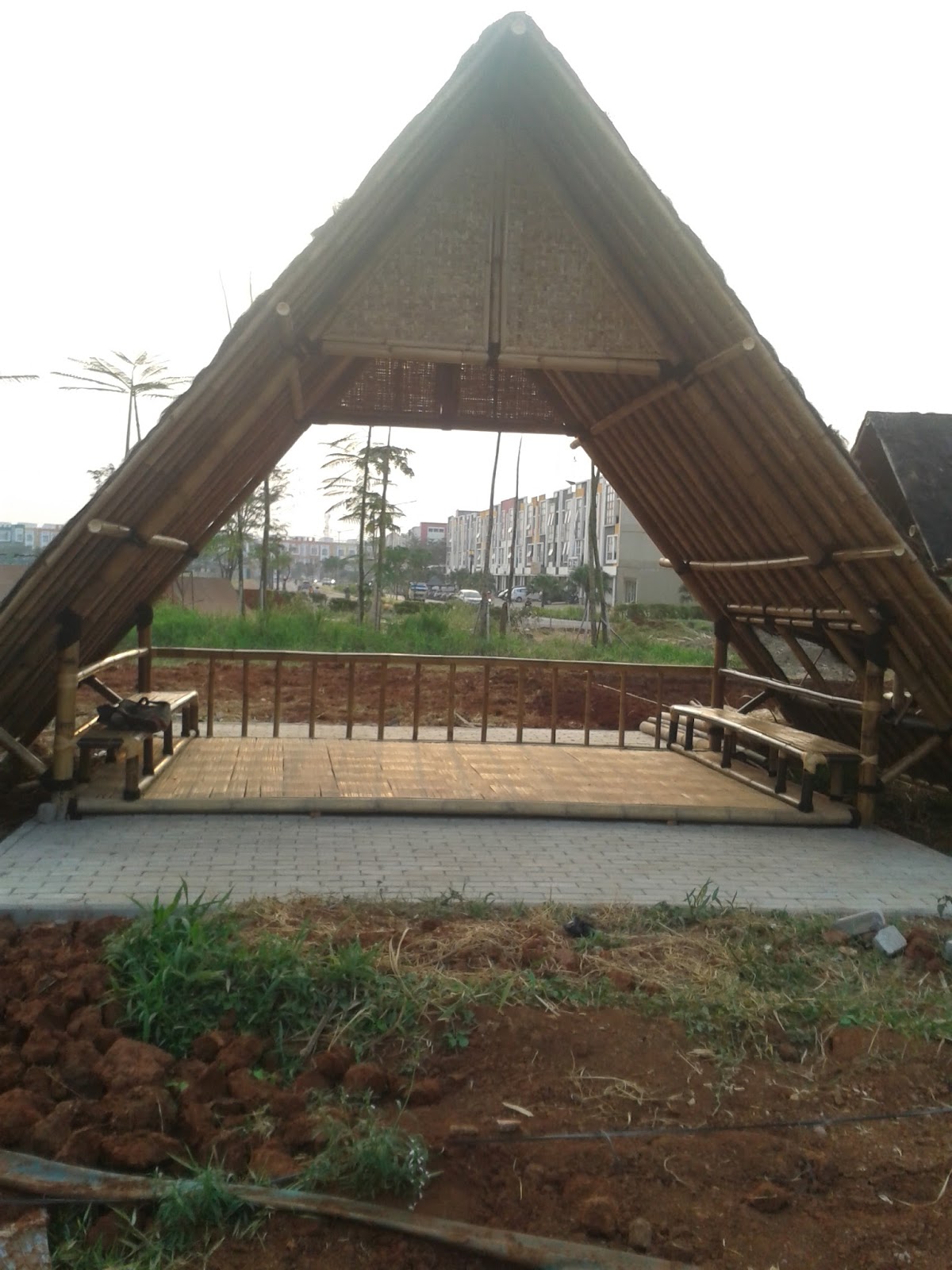 Gazebo Bambu Unik Contoh Foto Gazebo Bambu