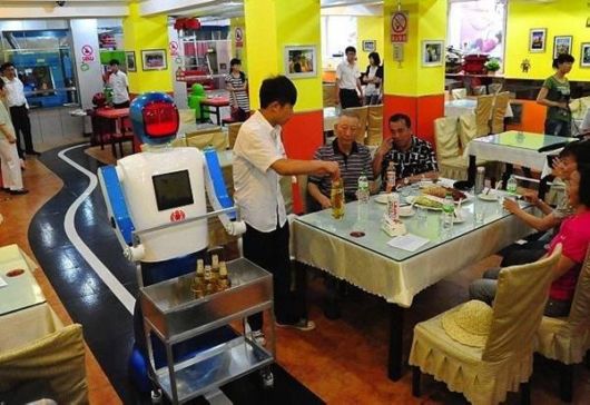 The robotic restaurant in China