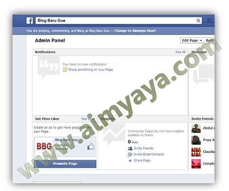 Facebook fan page atau sering dikenal sebagai facebook page merupakan sebuah halaman di fa Cara Membuat Facebook Fan Page
