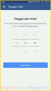 mendaftar facebook lewat hp android