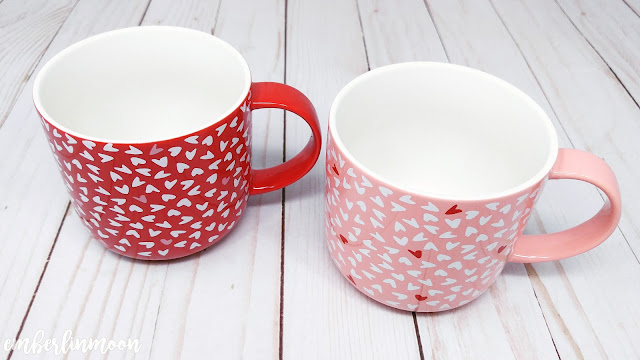 Stoneware Hearts Mugs Red/Pink - Opalhouse