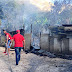 Fuego afecta vivienda y reduce a cenizas ajuares en Lemba de Las Salinas.