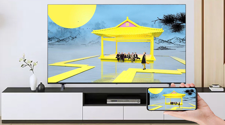 Smart Tivi OLED LG 4K 65 inch 65A1PTB - Chiếu màn hình Smart Tivi OLED LG 4K 65 inch 65A1PTB - Chiếu màn hình