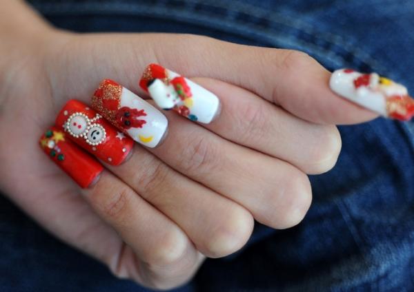 Christmas Nail Art Ideas -16