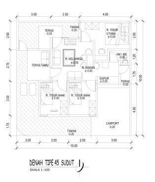  Desain  Rumah  Minimalis Desain  Rumah  Hook  10  x  10  meter