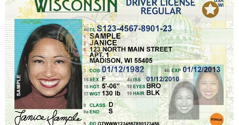 Fake ID Trainers: New Wisconsin Driver License and IDs