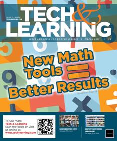 Tech & Learning. Ideas and tools for ED Tech leaders 39-07 - March 2019 | ISSN 1053-6728 | TRUE PDF | Mensile | Professionisti | Tecnologia | Educazione
For over three decades, Tech & Learning has remained the premier publication and leading resource for education technology professionals responsible for implementing and purchasing technology products in K-12 districts and schools. Our team of award-winning editors and an advisory board of top industry experts provide an inside look at issues, trends, products, and strategies pertinent to the role of all educators –including state-level education decision makers, superintendents, principals, technology coordinators, and lead teachers.