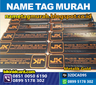 name tag murah