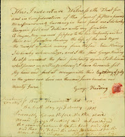 George Harding's Bill of Sale for Sippeo, February 10, 1802