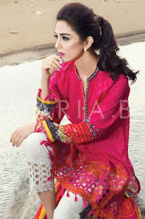 Maya Ali for Maria B Eid Lawn Collection 2016 