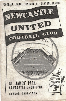 Newcastle united 1957 Football Programme