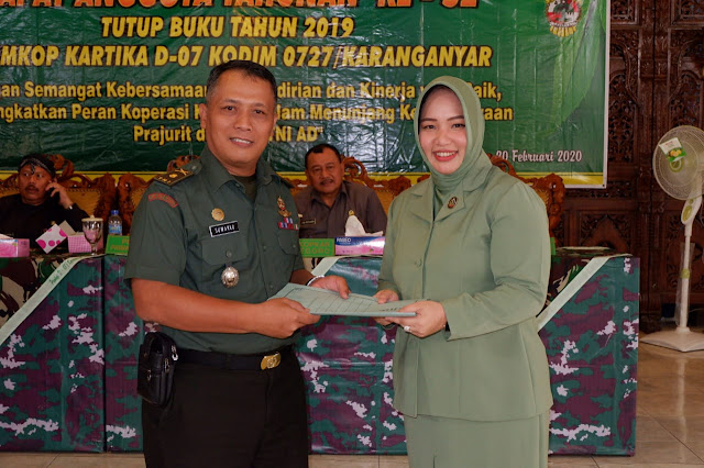 KodimKaranganyar - RAT ke 52 Tutup Buku Tahun 2019 Primkop Kartika D-07 Kodim 0727 Karanganyar