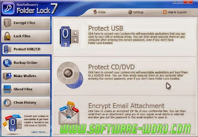 Free Download Folder Lock 7.2.6 Final + Serial - Screenshot