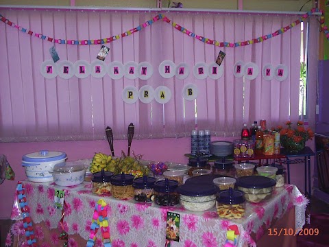 hiasan meja untuk hari raya