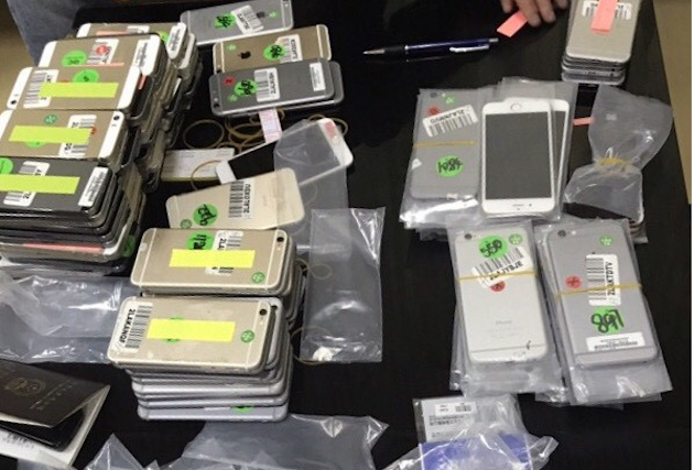 Hơn 200 chiếc iPhone, Samsung nhập lậu bị bắt giữ